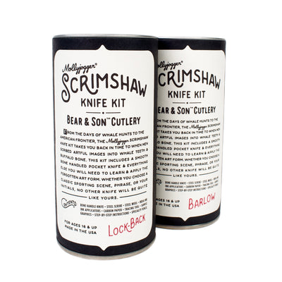 Knife + Scrimshaw Kit