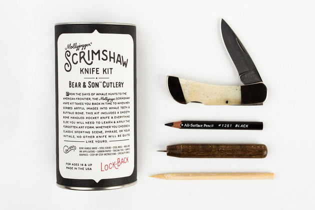 Knife + Scrimshaw Kit