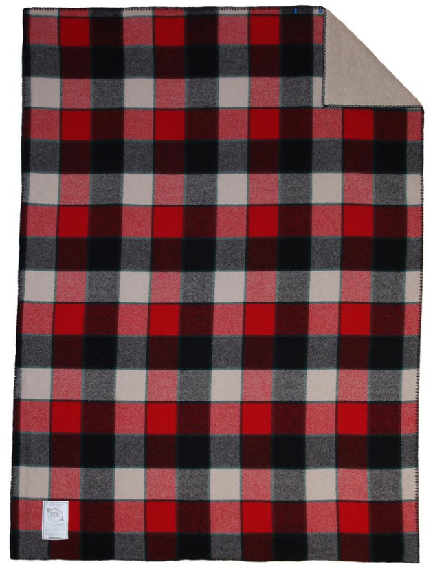 Red Plaid Hickory Throw