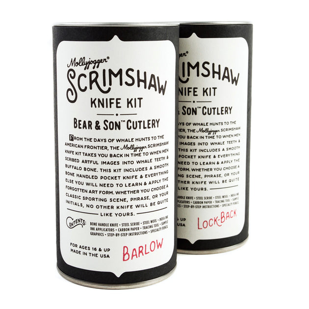 Knife + Scrimshaw Kit