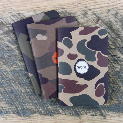 Camo Notebooks 3pk